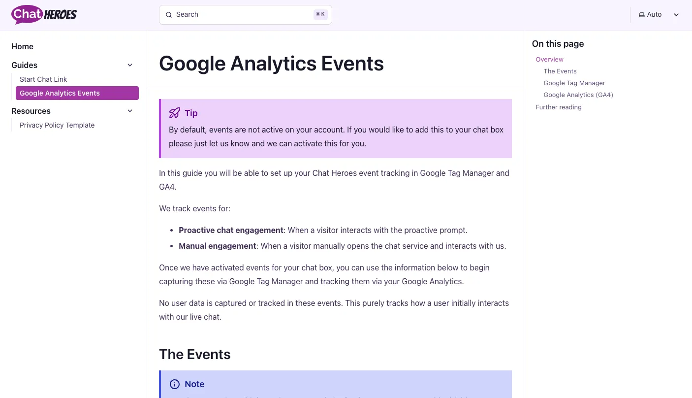 Chat Heroes website image